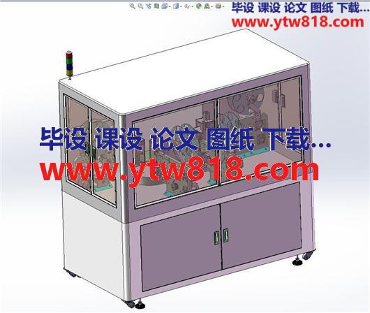 六工位双转台式贴铝箔纸机械设备_自动贴标机