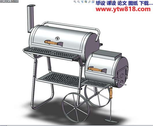 移动式烧烤车SW2014