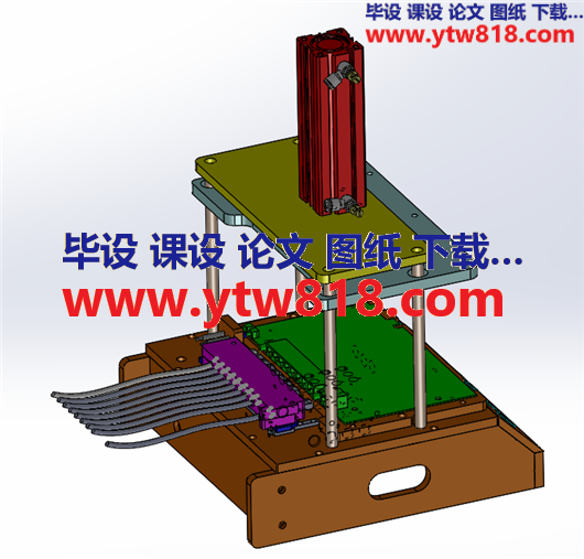 PCB测试网线实插治具